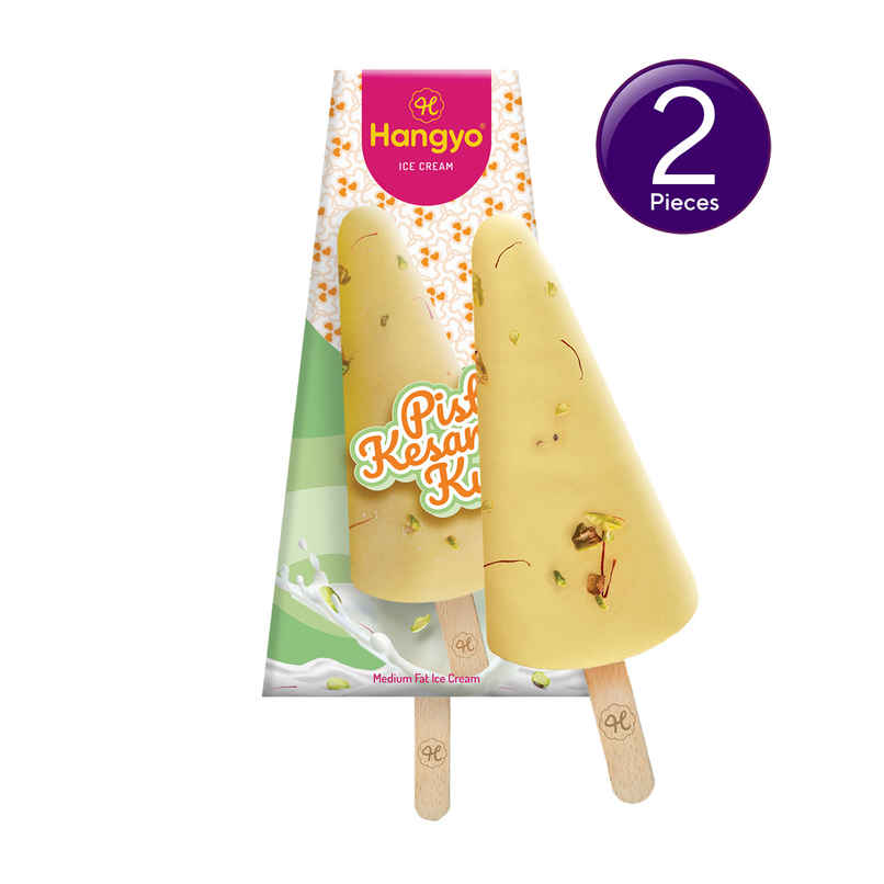 Hangyo Pista Kesar Kulfi Medium Fat Ice Cream Combo Hangyo Pista Kesar Kulfi Medium Fat Ice Cream Combo