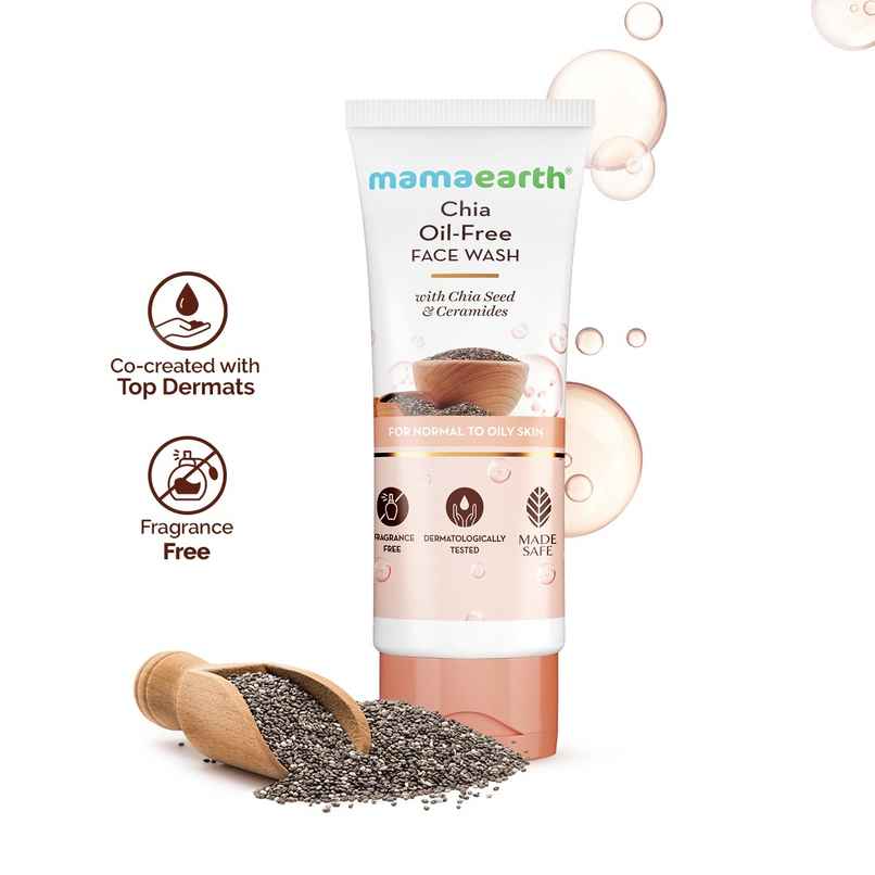 Mamaearth Chia Seed & Ceramides Oil-Free Face Wash