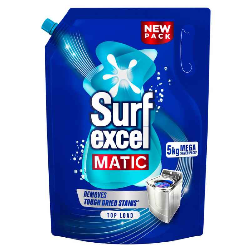 Surf Excel Matic Top Load Detergent Liquid | Pouch Surf Excel Matic Top Load Detergent Liquid | Pouch