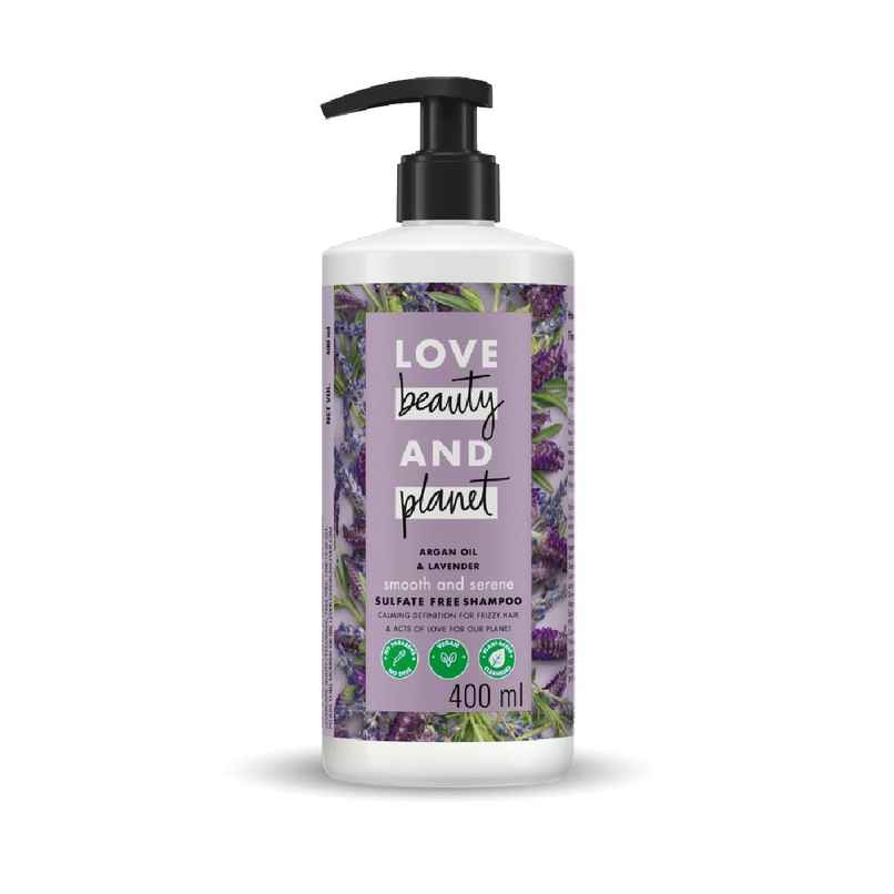 Love Beauty & Planet Argan Oil & Lavender | Sulfate Free Smooth & Serene Shampoo