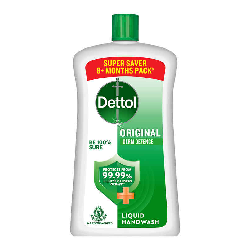 Dettol Original Hand Wash Bottle Jar | 99.99% Germ Protection