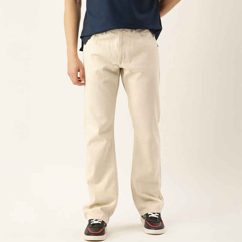 Bene Kleed Men's Bootcut Jeans | Ecru - 32