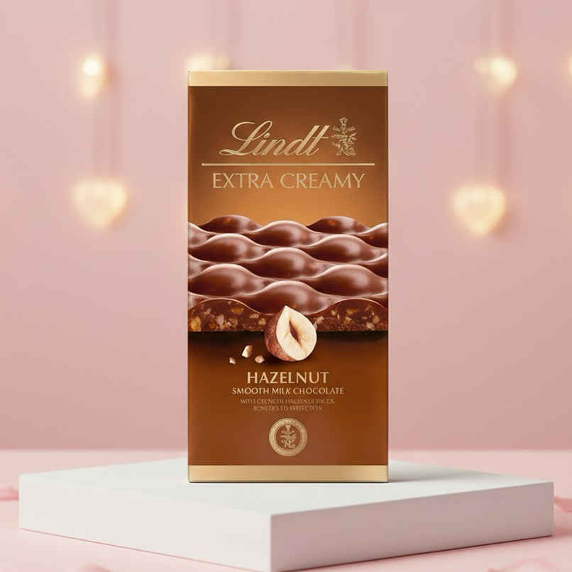 Lindt Extra Creamy Hazelnut Tablet