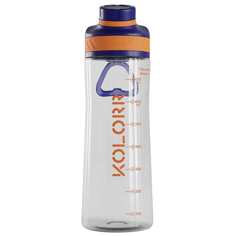 Kolorr Zest+ 750 ml Bottle | Blue & Orange | Ideal for Travel & Everyday Hydration
