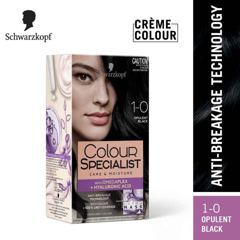 Schwarzkopf Colour Specialist Permanent Hair Colour 1-0 Opulent Black