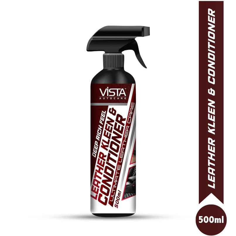 Vista Auto Care Leather Kleen & Conditioner | All Purpose Leather Cleaner & Conditioner