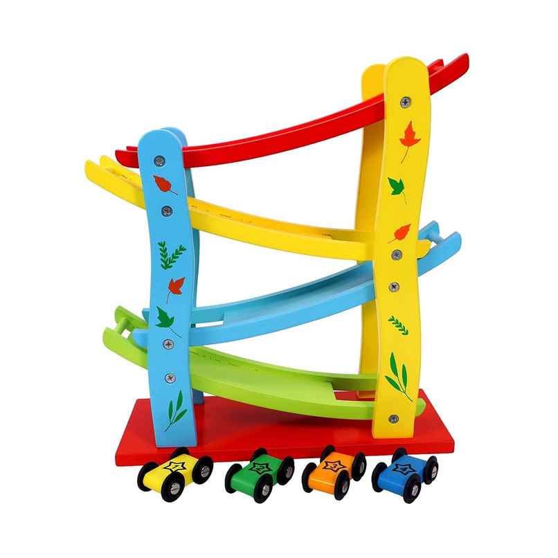 Toyshine Wooden 4 Car & 4 Level Ramps Toy Vehicle For Race (4 - 8 Years) Toyshine Wooden 4 Car & 4 Level Ramps Toy Vehicle For Race (4 - 8 Years)
