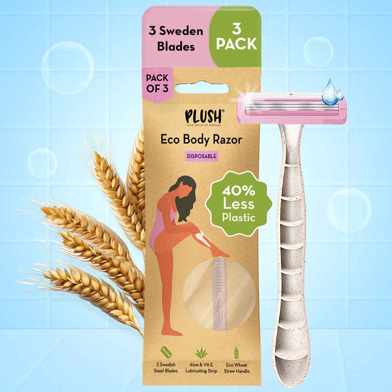 Plush Eco Body Razor For Women | Disposable