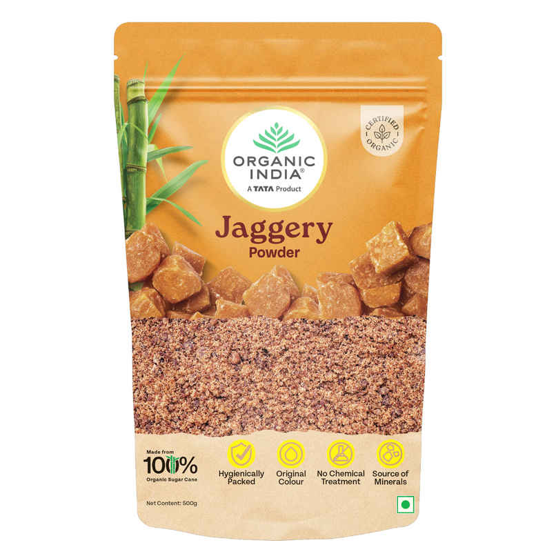 A TATA Product - Organic India Jaggery Powder | Pure & Natural | A Healthy Sugar Substitute