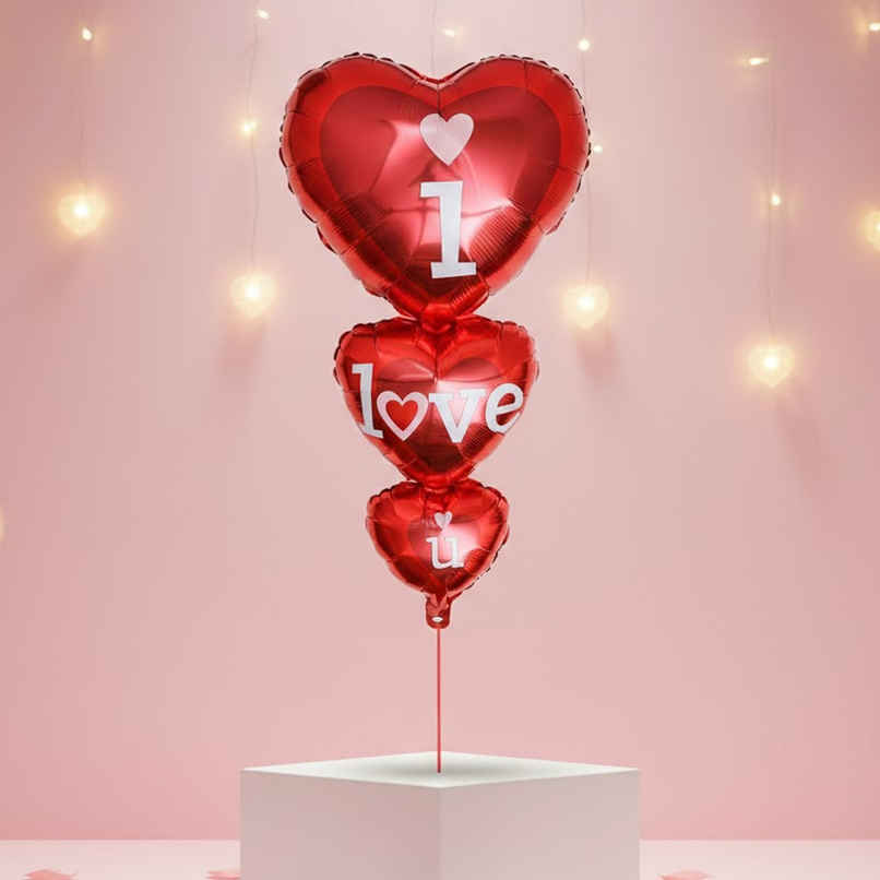 I Love You Pyramid Balloons | Oye Happy