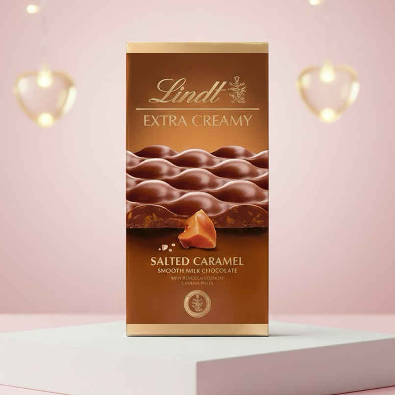 Lindt Extra Creamy Salted Caramel Tablet