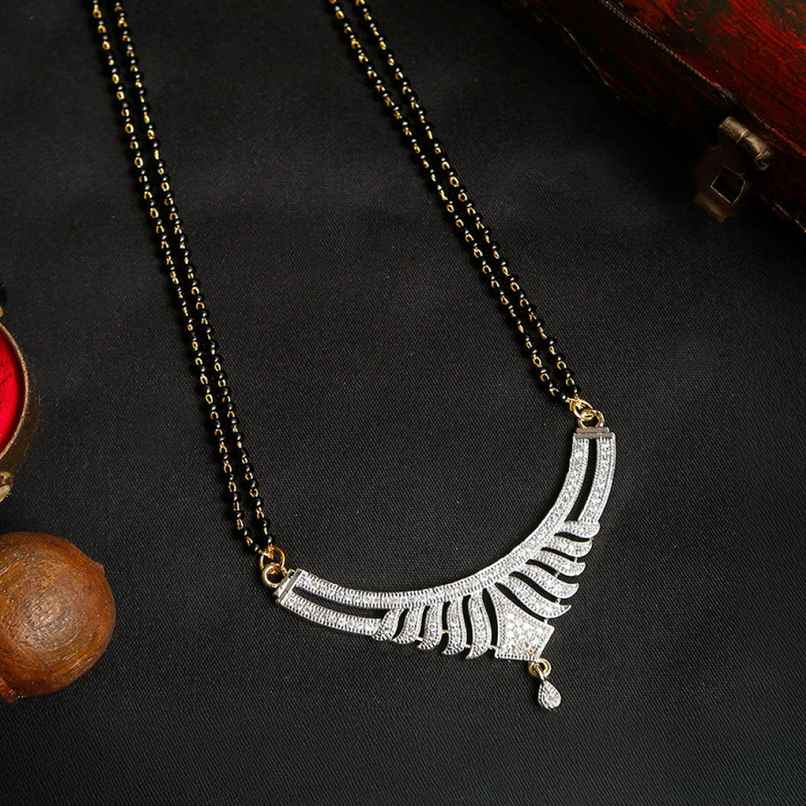 YouBella Latest Traditional Jewellery Gold Plated Mangalsutra for Women