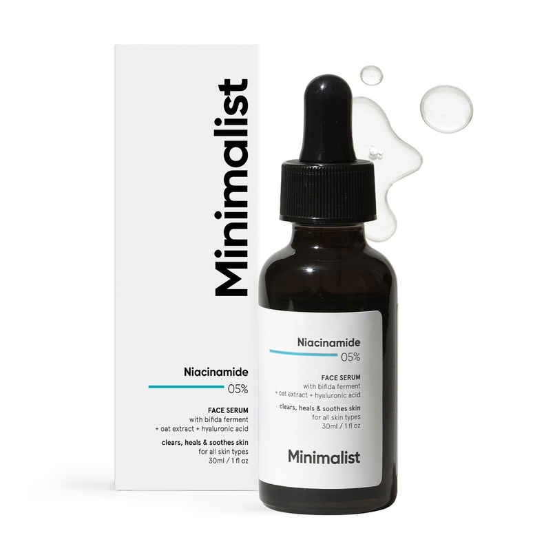 Minimalist Barrier Repair Niacinamide 5% Face Serum for Clear Glowing Skin