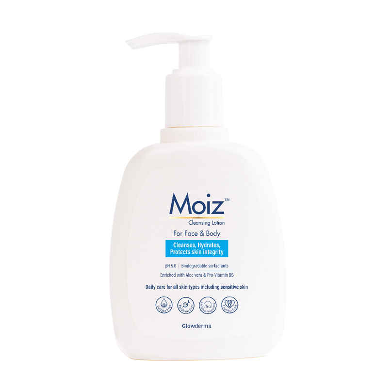 Moiz Cleansing Lotion | Gentle Skin Cleanser