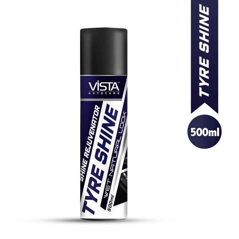 Vista Auto Care Tyre Shine for Car & Bike | Prevents Fading and Cracks
