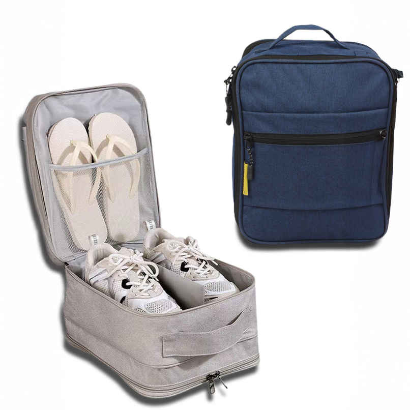 ORKA Unisex Solid 300F 6 L Travel Pouch | Blue - Free Size