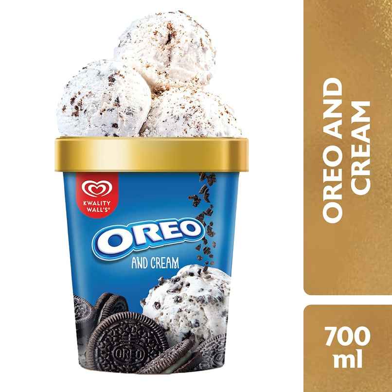 Kwality Wall's Oreo and Cream Tub | Creamy & Chocolatey