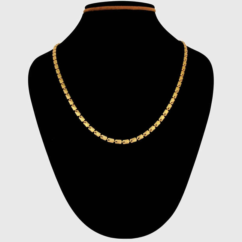 Fashion Frill Men's Interlink Chain Gold 22 Inches
