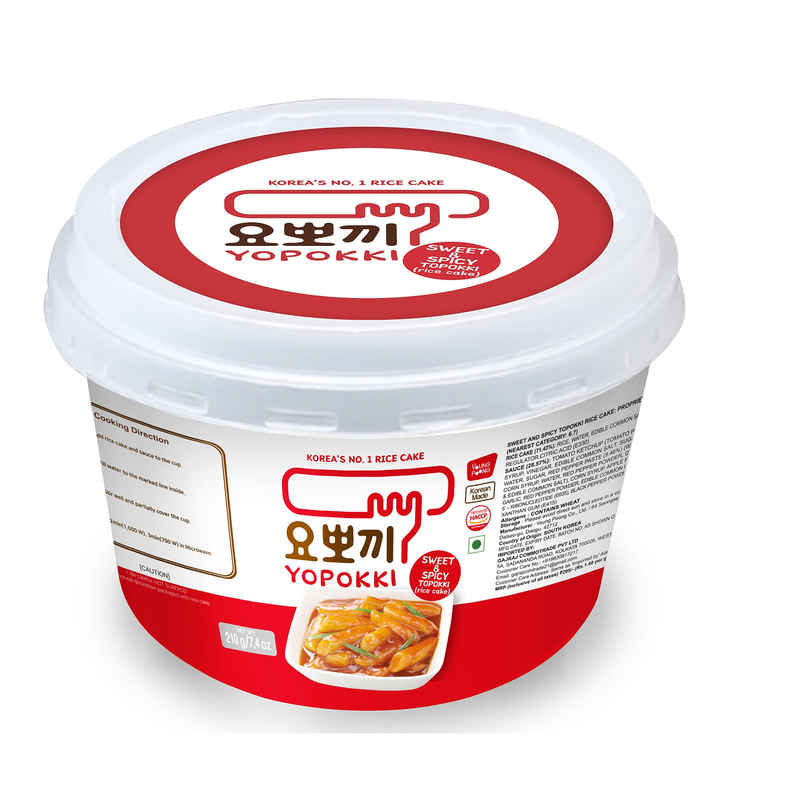 Yopokki Sweet Sandpicy Topokki Rice Cake Bowl