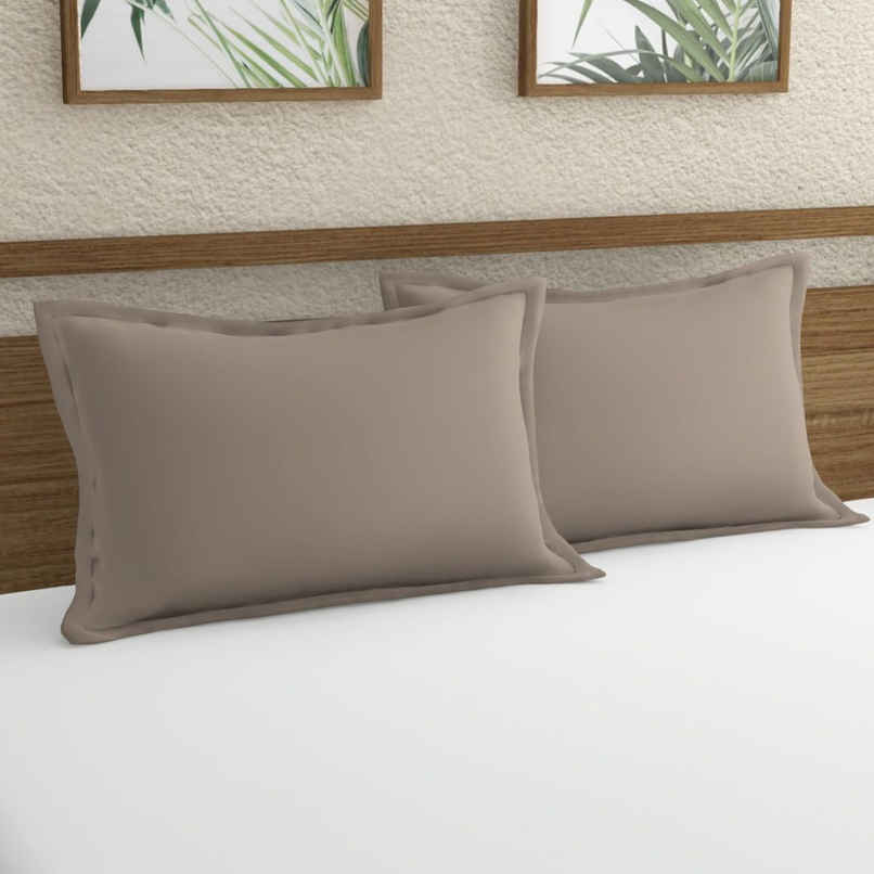 Bianca Assorted 100% Satin Cotton Pillow Cover Set 2pc Standard Set | Cool Touch Abstract- Assorted