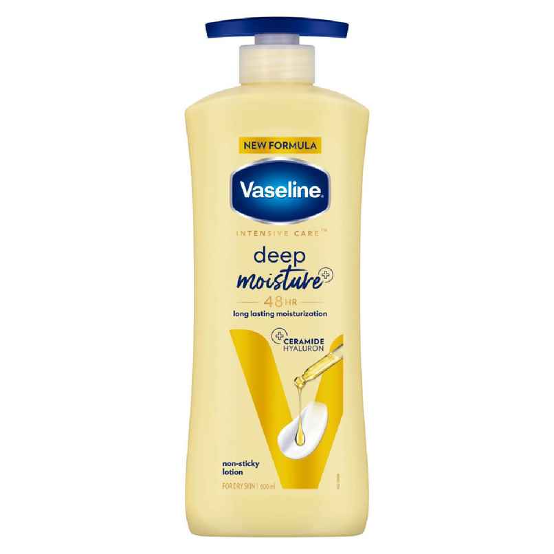 Vaseline Deep Moisture Body Lotion With Ceramide Hyaluron | 10X More Moisture| For Dry Skin