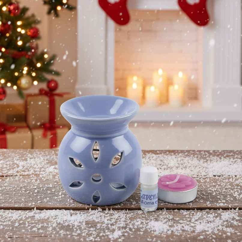 Samsidhi Ceramic Diffuser Set (Lavender)