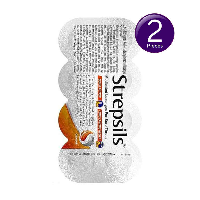 Strepsils Orange Flavour Lozenges Combo