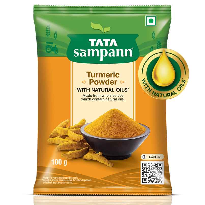Tata Sampann Turmeric Powder With Natural Oils Haldi Powder