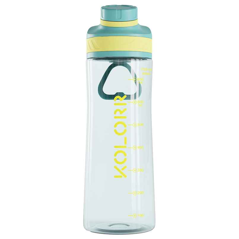 Kolorr Zest+ 750 ml Bottle | Yellow & Green | Ideal for Travel & Everyday Hydration
