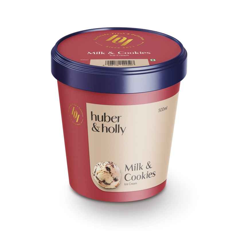 Huber & Holly Milk And Cookies Ice Cream Tub