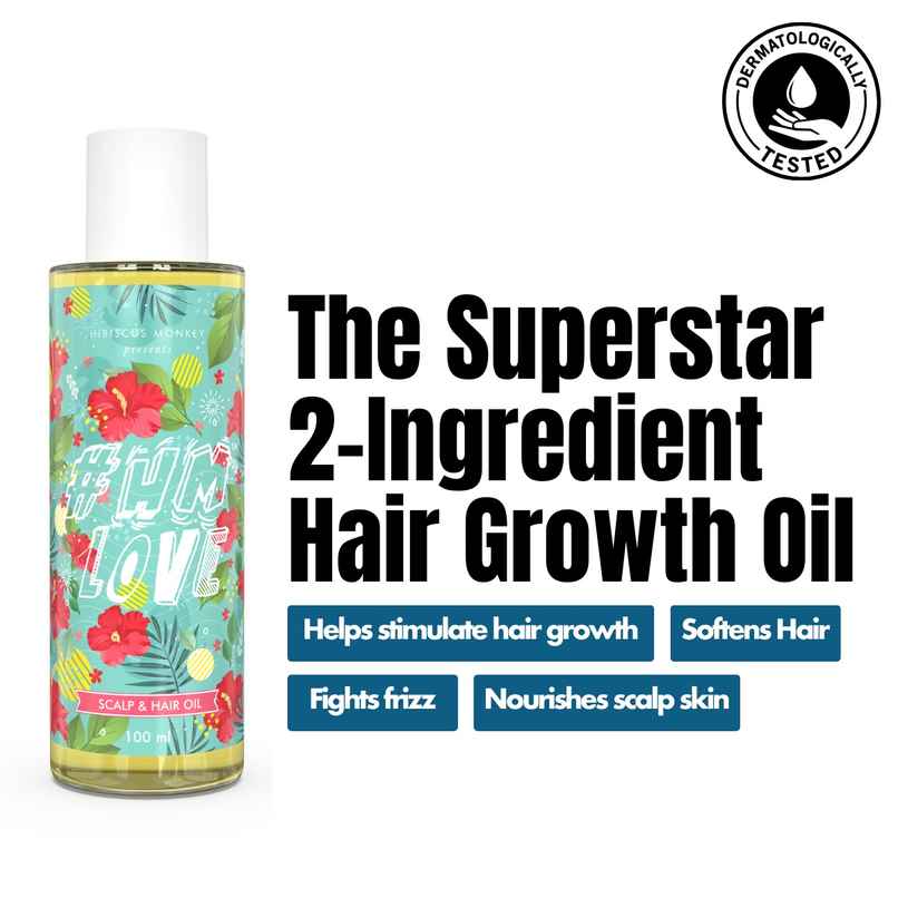 Hibiscus Monkey Hm Love Scalp & Hair Oil