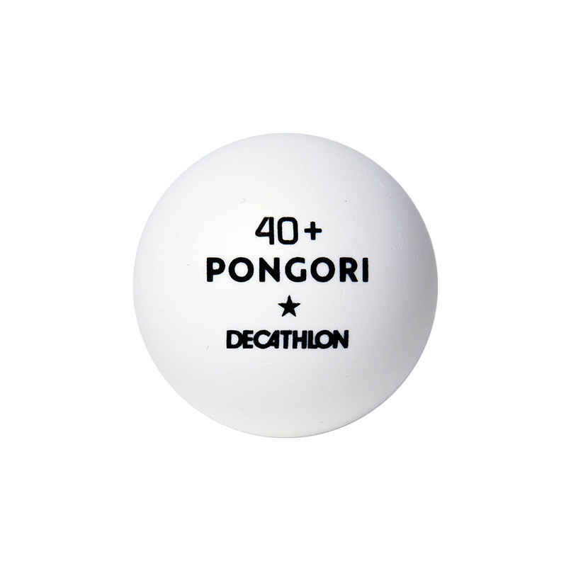 Decathlon, Pongori, Table Tennis Balls 1 star 40, Pack of 6 Decathlon, Pongori, Table Tennis Balls 1 star 40, Pack of 6