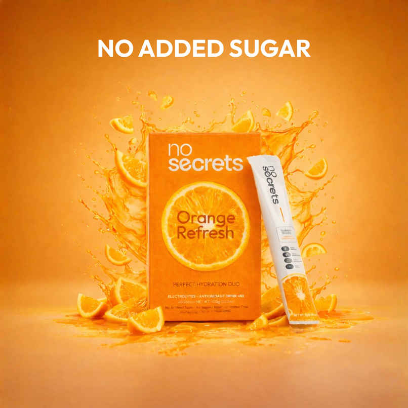 No Secrets Perfect Hydration Duo Electrolytes & Antioxidants Orange Fresh