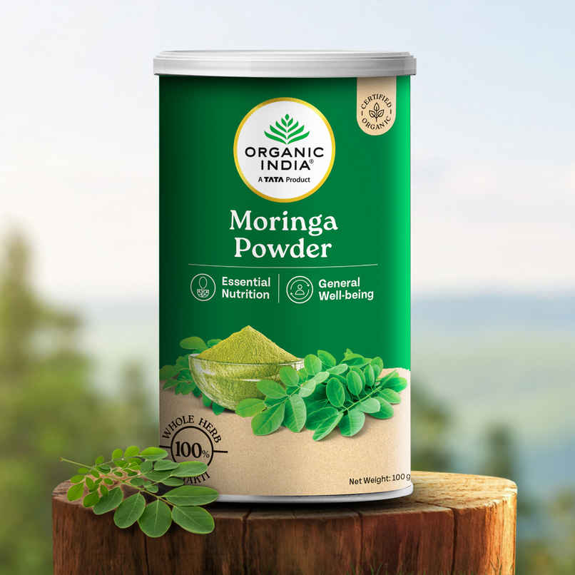A TATA Product - Organic India Moringa Powder, Essential Nutrition Superfood