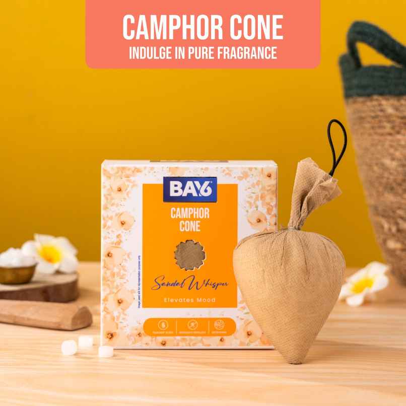 BAY6 Camphor Pocket - Sandal - Refreshing Scent & Mosquito Repellent