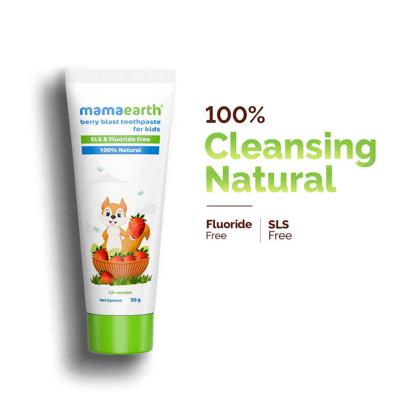 Mamaearth 100% Natural Berry Blast Kids Toothpaste