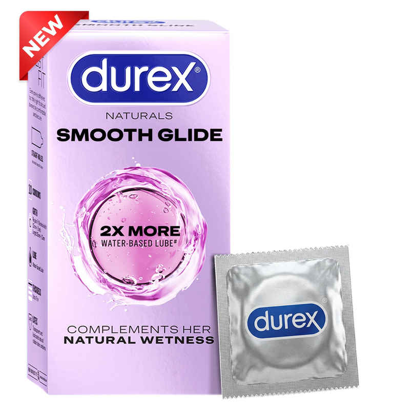 Durex Naturals Smooth Glide Condoms