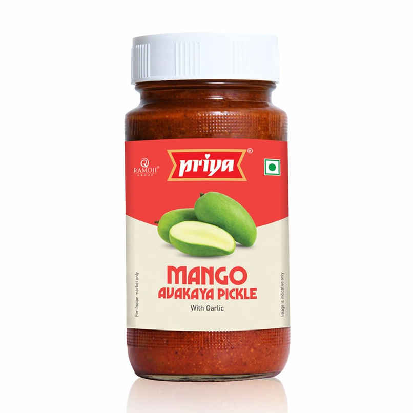 Priya Mango Avakaya Pickle With Garlic
