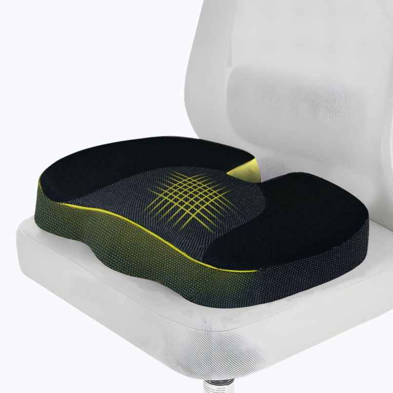 Trajectory Memory Foam Coccyx Seat Cushion For Tailbone Pain | Office Chair & Car Seat Pillow