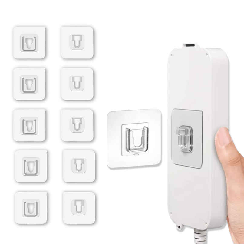 Zulaxy Double Sided Self Adhesive Wall Hooks for Multipurpose Use