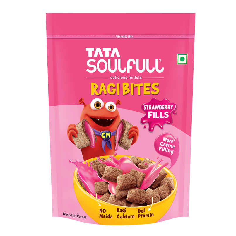 Soulfull Ragi Bites - Strawberry Fills Soulfull Ragi Bites - Strawberry Fills