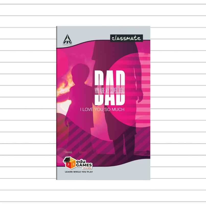 Classmate Notebook | 27 x 17 cm | 172 Pages | Assorted Designs