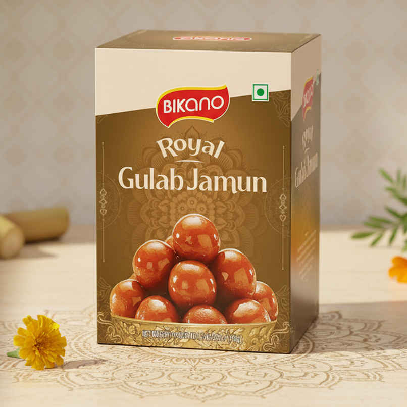Bikano Royal Gulab Jamun | Soft & Juicy Indian Dessert | Traditional Sweet with Rich Flavor