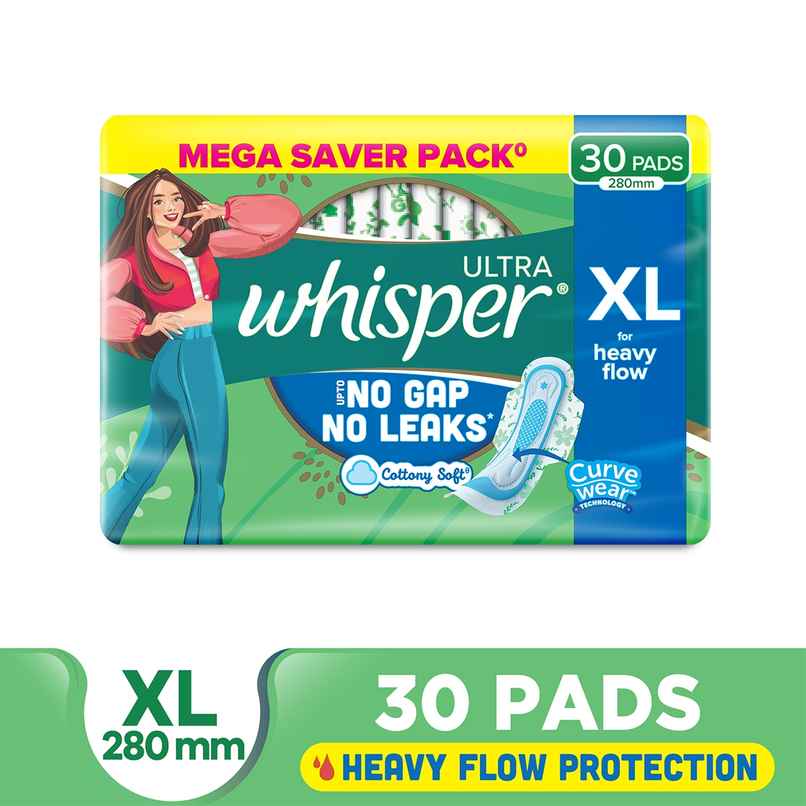 Whisper Ultra Clean Sanitary Pads Whisper Ultra Clean Sanitary Pads