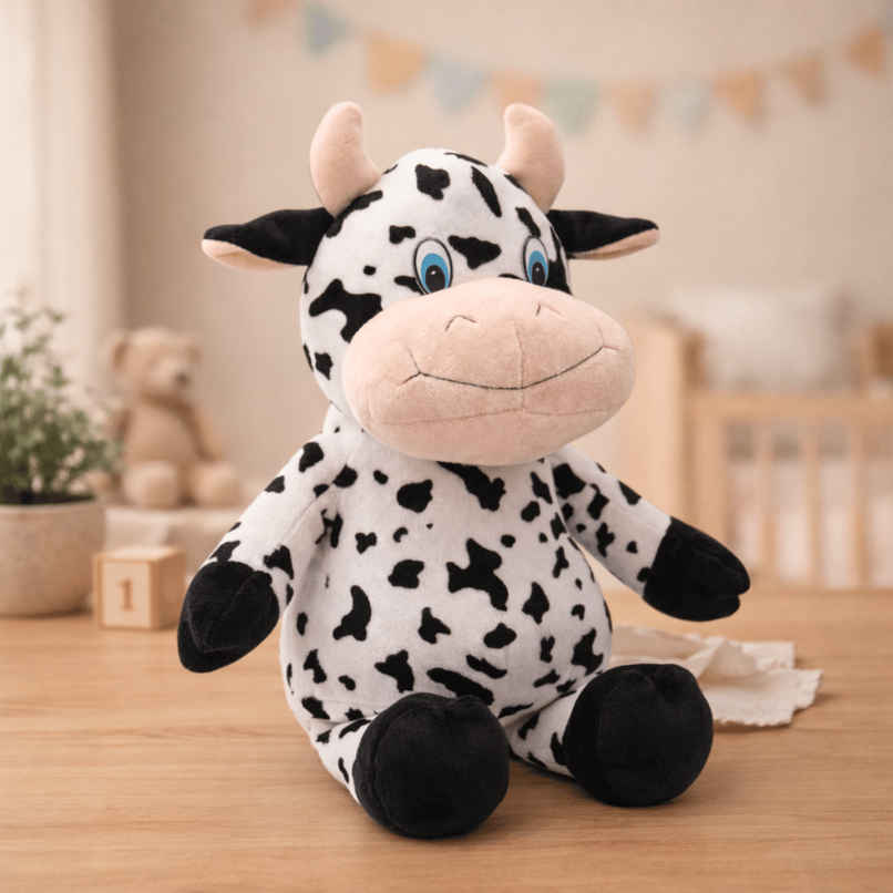 ToyTales Spotty Cow Plush Toy | Stuffed Animal Soft Toy | Birthday Gift for Kids | Gift Baby | 35cm ToyTales Spotty Cow Plush Toy | Stuffed Animal Soft Toy | Birthday Gift for Kids | Gift Baby | 35cm