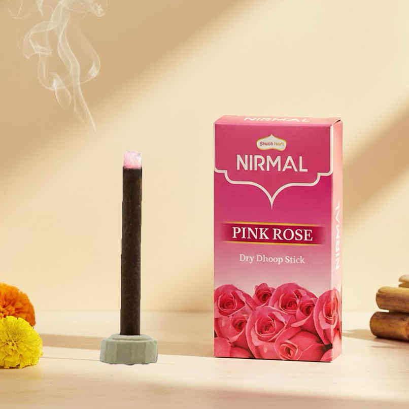 Nirmal Rose Dry Dhoop Stick | Shubhkart