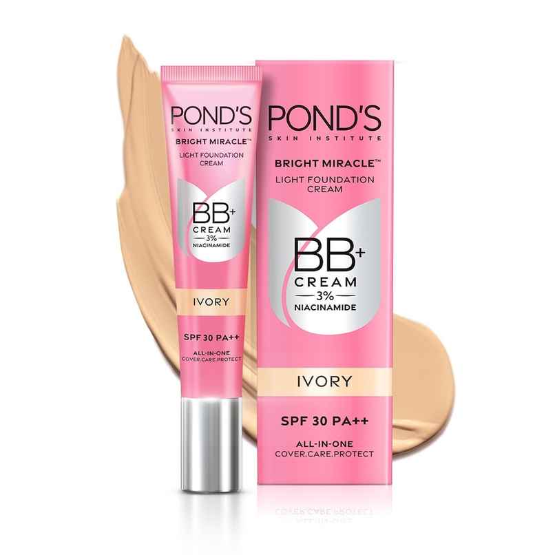 Pond's  Bb+ Cream | Instant Spot Coverage | Light Make-Up Glow | Ivory 18G