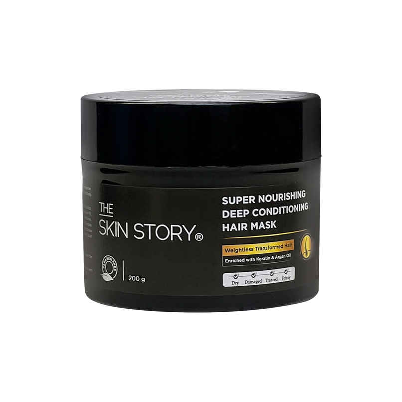 The Skin Story Keratin Hair Mask For Dry Frizzy Damaged Hair Spa Like Nourishment Sulphate Free