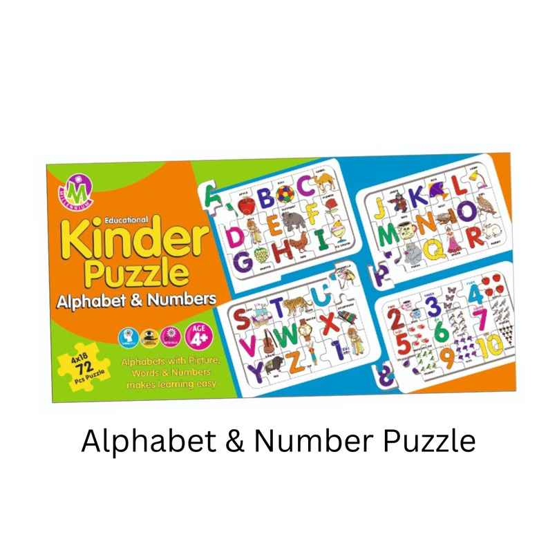 Millennium Puzzle Set Kinder Alphabet & Numbers Me-188