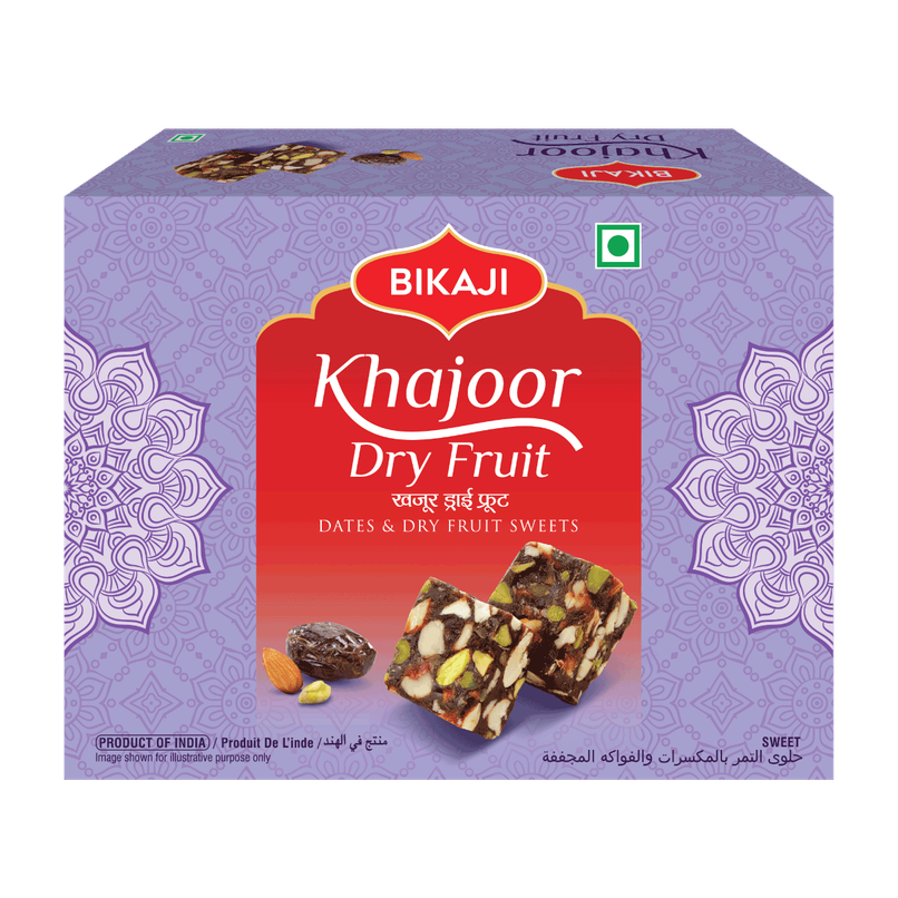 Bikaji Khajoor Dry Fruit Burfee Bikaji Khajoor Dry Fruit Burfee